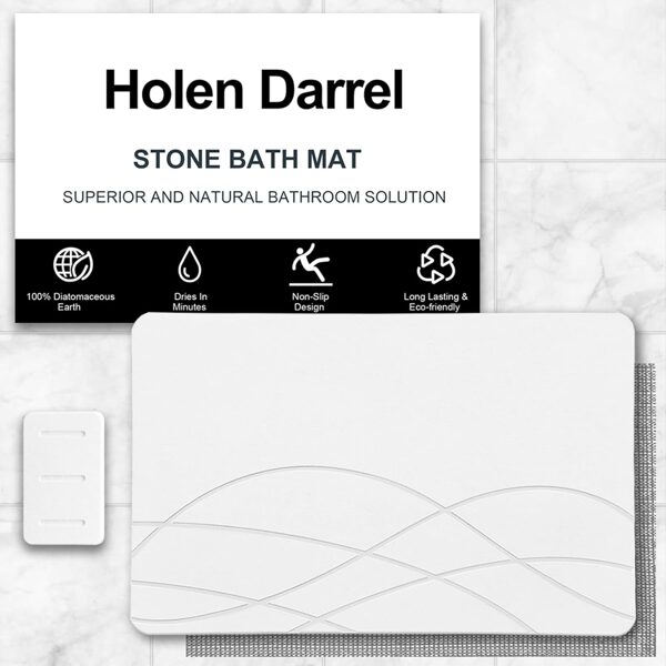 Silicone Bath Mat Non-Slip Stone
